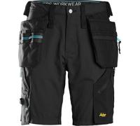 Snickers Workwear LiteWork 37.5® Arbeitsshorts mit Holstertaschen Schwarz