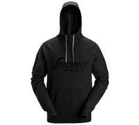 Snickers 2894 Logo Hoodie Black 2XL Colour: Black, Chest Size: 2XL 2XL