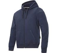 Snickers Workwear Hoodie 2801 Classic Zipped – Full Zip Work Sweatshirt, Soft Lining