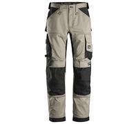 Snickers Workwear Men's Allroundwork Stretch Loose Fit Work Pants, Khaki/Black, 36W x 30L