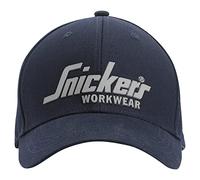 Snickers 9041 Logo Cap, Navy, Steel Grey, Black Snickers Workwear