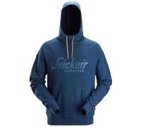 Snickers Workwear Mens Logo Hoodie Sweatshirt 2894 (UK, Alpha, S, Regular, Regular, Deep Blue)