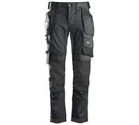 Snickers Mens Allround Stretch Work Trousers-33S Grey / Black