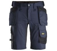 Snickers Workwear Shorts Slim Fit Stretch Holster Pocket 6141 Black Grey Blue