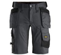 Snickers Workwear Shorts Slim Fit Stretch Holster Pocket 6141 Black Grey Blue