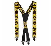 Snickers Logo Braces Yellow/Black Colour: Yellow/Black, Size: One Siz One Size