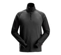 Snickers 2841 Two-Coloured Half-Zip Sweatshirt Steel Grey/Black L Colo L