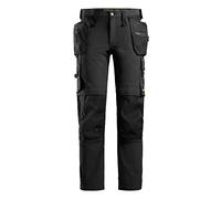 Snickers 6271 AllroundWork Full Stretch Trousers Holster Pockets Black 30" 32"