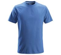 Snickers 2502 Short Sleeve T-Shirt Brushed Cotton Classic Top True Blu S