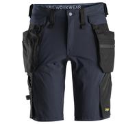 Snickerss 6108 Black/Navy/Grey LiteWork Shorts+ Detachable Holster Pockets