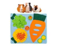Sniff Mat, Feeding Mat, Polar Fleece Hayfeeder Bunny Feeling Mat - Dispenser for Small Animals for Slow Feeder Puzzle Toys Interactive Treat Dispenser