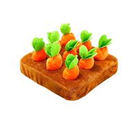Sniff Mat for Dogs Carrot Plush Puzzle Toys