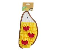 Sniff Mat for Dogs, Olfactory Slow Eater Mat for Pets, Portable Pet Accessory Mental Stimulation Slow Feeding Large Medium Small Puppies Cartoon Sniffing Dog Toys Soft Fleece Fabric Chew (A, One Size)
