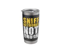 Sniff Networks - IT Analyst Cybersecurity Hacking Hacker Stainless Steel Insulated Tumbler