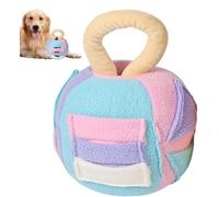 Sniffing ball dog, scent-tracking toy dog, interactive dog toy for mental stimulation, entertainment dog toy for finding objects and food, large dog, small dog, puppy mental stimulation toy (Pink)