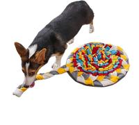 Sniffing Mat for Dogs - Candy-Shaped Sniffing Mat | 5 Squeaky Carrots Portable Foraging Mat Interactive Smell Mat for Indoor Outdoor Stress Relief Boredom Busters