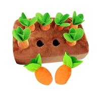 Sniffing Mat for Dogs - Carrot Harvest Toy | Hidden Funny Plush Sniffing Mat, Supplies Toys for Pets, Intelligence Toys for Puppies, Small Dogs