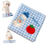 Sniffing Mat for Dogs - Fabric 40 x 13 cm | Foldable Dog Food Dispenser with Squeaker | Dog Lick Mats | Interactive Dogg Puzzle Feeder for Training Slow Feeding and Daily Play