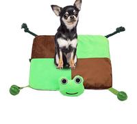 Sniffing Rug, Pet Feeding Pad, Interactive Colorful Bunny Pull Rope, Slow Feeder Training Aid, Food Mat For Stress-Relief, Leaking Ball, Puppy Stimulation, Dog Mat, 320g, 1x