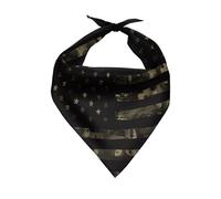 Snilety Camo American Flag Pets Dog Bandanas Washable Triangle Scarfs Hand Kerchiefs Bandana Bib Accesssories for Boys