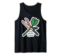 Snip, Bloom, Repeat Pruning Shears Tulip Horticulture Tank Top
