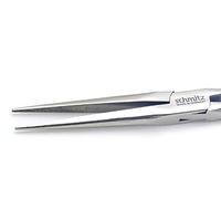 Snipe Nose Pliers 7.7/8'' - schmitz 4911HS22 - Straight, Very Long and Strong, Smooth Jaws - ESD - Dissipative - Hightech Tool for Professionals - Made in Germany - Solingen