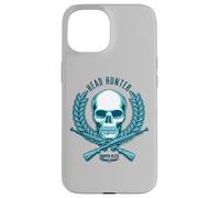 Sniper Elite Resistance Head Hunter Skull Rifle Wreath Case for iPhone 15