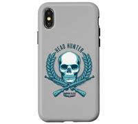 Sniper Elite Resistance Head Hunter Skull Rifle Wreath Case for iPhone X/XS