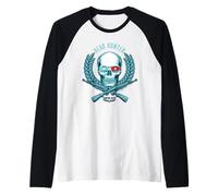 Sniper Elite Resistance Head Hunter Skull Wreath Raglan Baseball Tee