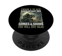 Sniper Infantry T Camouflage Suit Soldiers PopSockets Adhesive PopGrip
