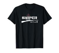 Sniper Lover Tee One Shot One Head Sniper's T-Shirt