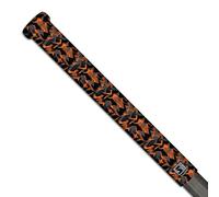 SNIPER SKIN ICT Lacrosse Grip - Waterproof Replacement Wrap - Easy To Install - Tack For Longer Lasting Performance and Slip Free Control Grip In Any Weather - Orange Geo Camo