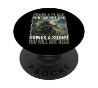 Sniper T Army Ghillie Soldiers Military Soldier PopSockets Adhesive PopGrip