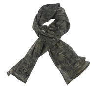 Sniper Veil with One Side Print,Camo Mesh Net Tactical Scarf for Hunting Shooting Outdoor Sports