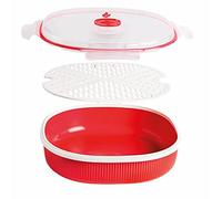 Snips 701 Tempo Zero Dish Streamer 2 Liter, Plastic, Red