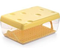 Snips Cheese Saver 3 LT, Cheese Container For Fridge, Cheese Box With Grid 24.5x16.5x10.5 Cm, Yellow Colour, Made In Italy, Bpa Free