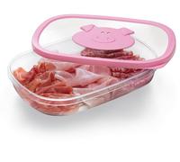 Snips Cold Cuts Saver, Deli Meat Saver, Food Storage Containers 1.5 L Pink Color, Made In Italy