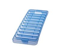 Snips Mold for 10 sticks-30 x 11,5 x 2,5-Ice Stick Tray with Lid, Made in Italy, Multi-Color, One Size