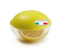Snips Saver, Food Storage Container, 12 x 9 x 9 cm, Lemon Keeper for Fridge, Made in Italy, Yellow