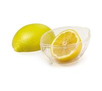 Snips Saver, Food Storage Container, 12 x 9 x 9 cm, Lemon Keeper for Fridge, Made in Italy, Yellow