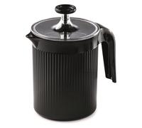Snips Cremix, Milk Frother Handheld, Manual Milk Frother for Cappuccino, Milk Foam Cappuccinatore Black, 0.50 LT, 10 x 14.5 x 15.2 cm, Made in Italy, 0% BPA and Phthalate Free