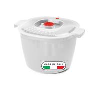 Snips Pasta Cooker for Microwave 26.5 x 22 x 16.5 26,5 X 22 X 16,5 CM, White