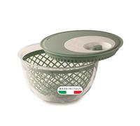 Snips Spin & Serve, Salad Spinner, 4 LT, Green, Made in Italy BPA Free, PP+SAN