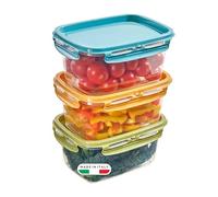 Snips SnipsLock Airtight Food Container Set 3 x 1.2 L, Made in Italy