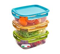 Snips SnipsLock Airtight Food Container Set 3 x 1.8 L, Made in Italy