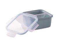 Snips - Square Lunch Box - Snipslock Lunch Box Adults and Kids - Bento Box, lid with 4 Safety Locks - 0,80 LT - Multi Compartment Lunch Box, 15x15x7,5 cm - Made in Italy - 0% BPA and Phthalate Free