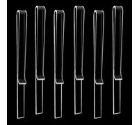 SNIRFAQM 6 Pcs Clear Acrylic Music Stand Page Holder Transparent Sheet Music Stand Clips Read Clip for Wind Musician Outdoor
