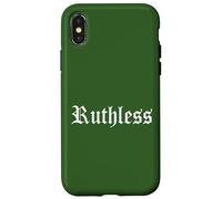 #snirt Ruthless Ruthless Hoodie Print Merciless Case for iPhone X/XS