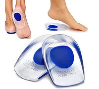 SNISHET Heel Support Cushion - Gel Pad for Hard Heels Repair, Shoe Sole Insoles for Women and Men, Blue