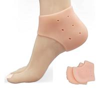 SNISHET Silicone Heel Protectors, Gel Heel Cups for Heel Pain, Breathable Heel Cushions for Back of Heel, Plantar Fasciitis Relief for Men and Women, Blister Prevention for All Shoes